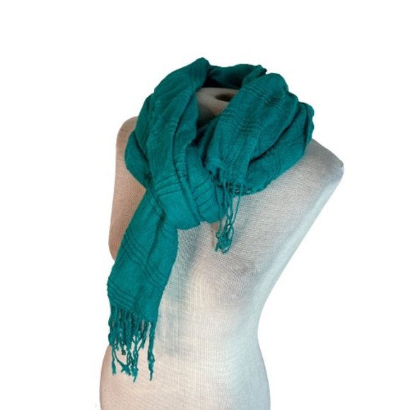 Kimchi Blue Accessories - Kimchi Blue Urban Outfitters Fringed Scarf Wrap